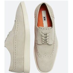 Joseph Abboud Enea Taupe Suede Wingtip Oxfords Men’s Shoes Size 7.5 D Width